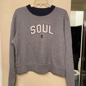 SoulCycle collegiate style crewneck
